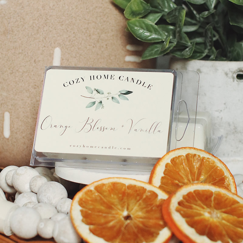 Orange Blossom + Vanilla – COZY HOME CANDLE