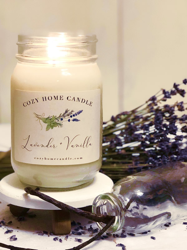 Tranquil: Lavender, Chamomile + vanilla essential oils — Kindle Candle Co.