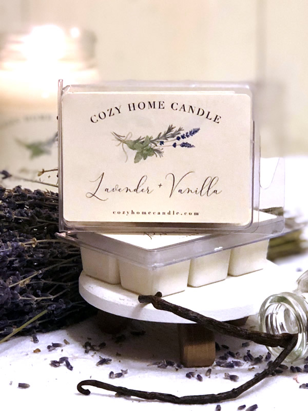 Lavender + Vanilla – COZY HOME CANDLE